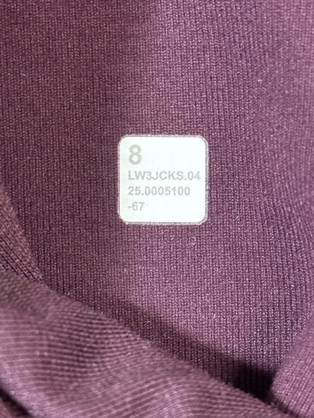lululemon athletica Define Plum Full-Zip Track Jacket - Picture 6 of 10
